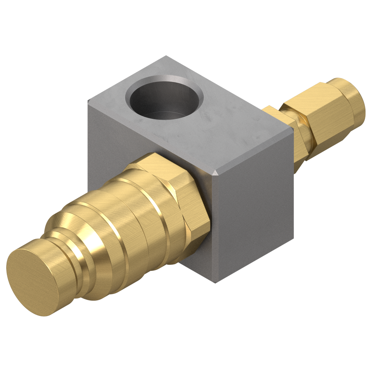 Anschlussblock für Hydraulik Verrohrung