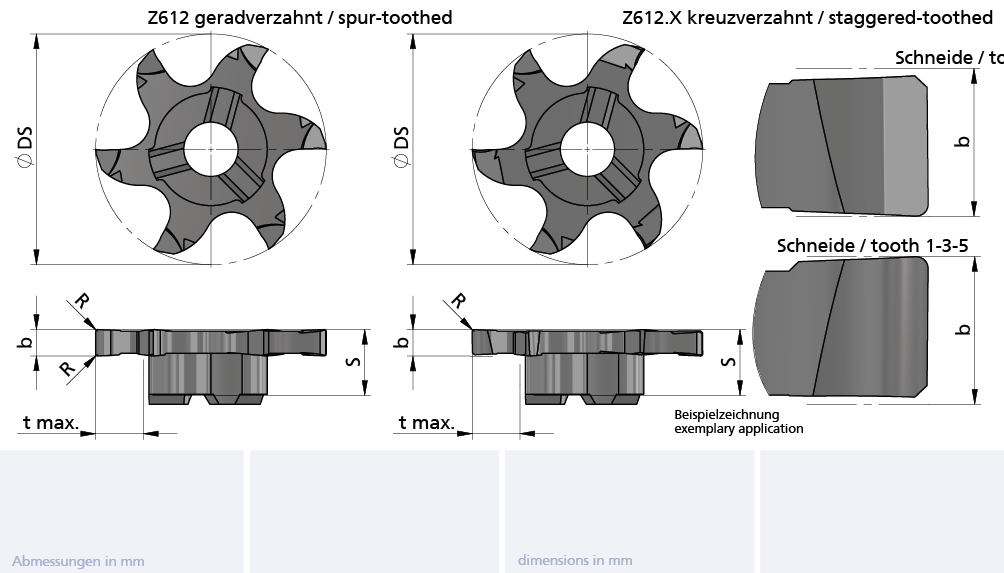 Mini Mill insert AL41F D=12 b=1.5+0.02 R=0.2 tmax=2.0