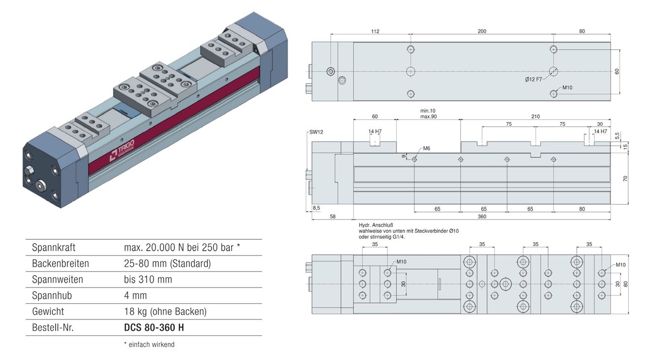 DCS80-360 hydraulisch