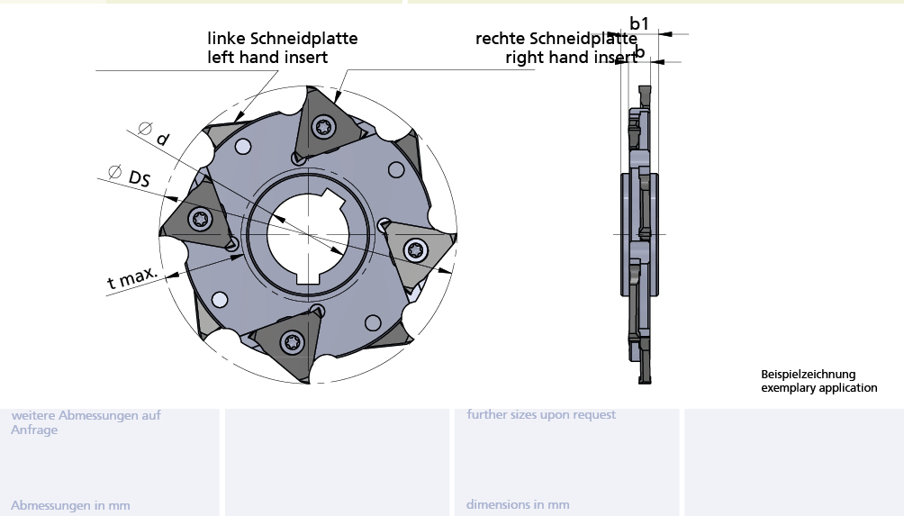 Scheibenfräser Ds=160mm/d1=40mm/b=10mm