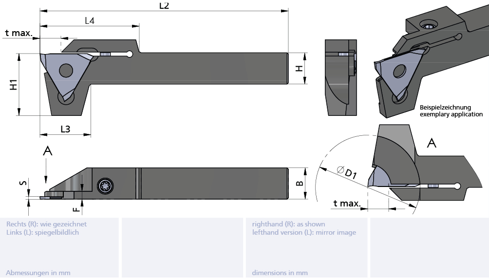 Abstechklemmhalter 16x16x95