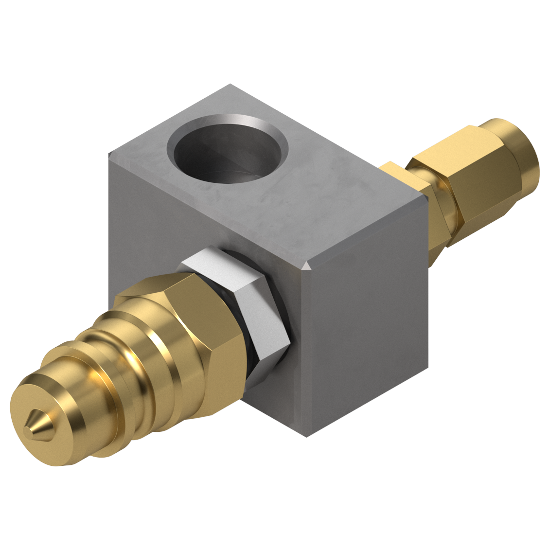 Anschlussblock für Hydraulik Verrohrung
